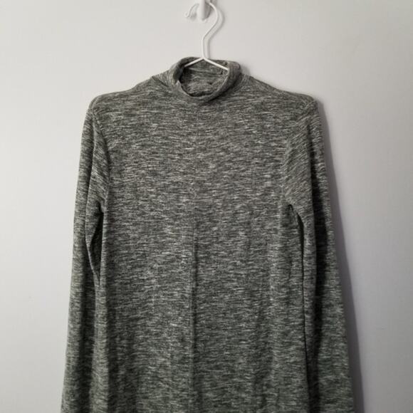 Zara Mock Neck Long Sleeve Gray Dress size Small - Picture 4 of 9